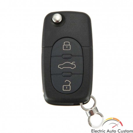 Carcasa cheie Audi briceag cu 3 butoane