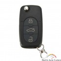 Carcasa cheie Audi briceag cu 3 butoane