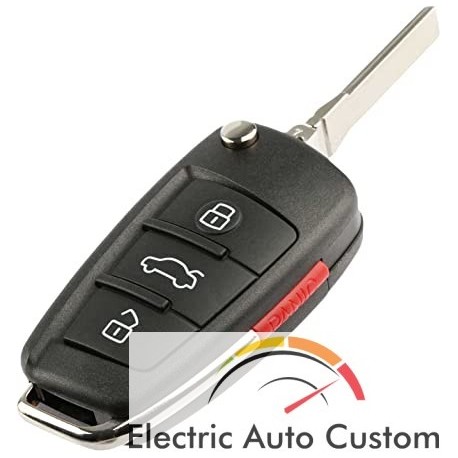 Carcasa cheie Audi briceag cu 3 butoane