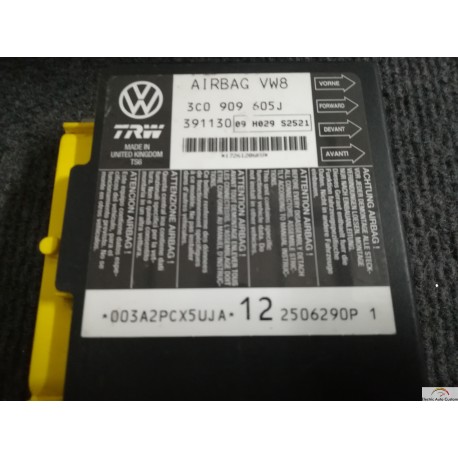 Crash data VW TRW 3C0909605J