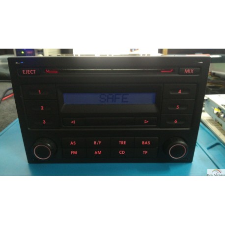 Decodare Blaupunkt VW RCD200 Polo GP  mp3 BVX