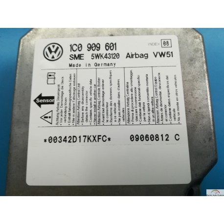Crash data SKODA OCTAVIA 1 1C0909601 VW51