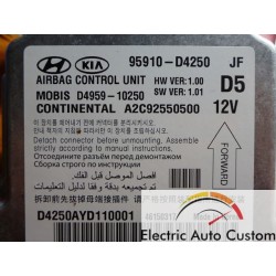 Crash data KIA OPTIMA 95910-D4250 MOBIS