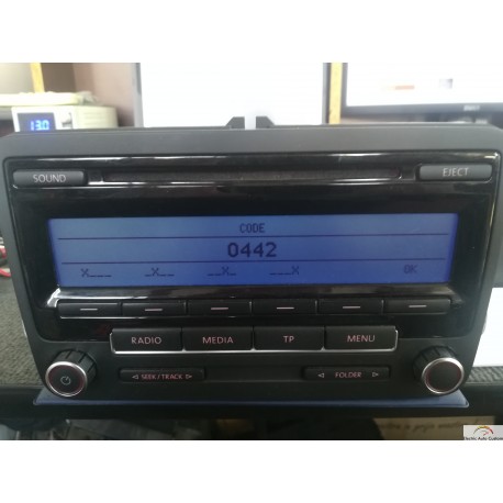 Decodare cd player RCD310 Blaupunkt VW GOLF 6