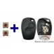 Reparatie cheie Dacia, carcasa+switch+baterie