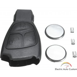 Reparatie cheie Mercedes, carcasa+switch+bat.