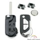 Reparatie cheie Citroen, carcasa+switch+bat.