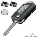 Reparatie cheie Citroen, carcasa+switch+bat.