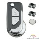 Reparatie cheie Citroen, carcasa+switch+bat.