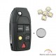 Reparatie cheie VOLVO, carcasa+switch+bat. V1
