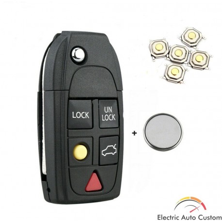 Reparatie cheie VOLVO, carcasa+switch+bat. V1
